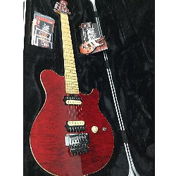 ERNIE BALL MUSIC MAN AXIS USA Translucent Red 専用ハードケース付 