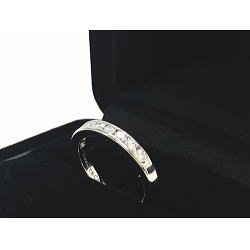 ティファニー TIFFANY&CO. ソリティア チャネルセッティング ダイヤ 0.38ct I/IF/EX 10号 リング Pt プラチナ 指輪【鑑定書付き】VLP 90190558