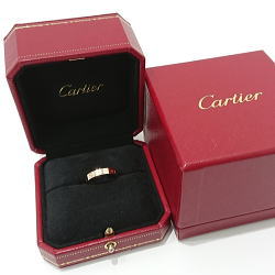 Cartier / カルティエ ミニラブリング K18PG 約12号/#52 3.2g